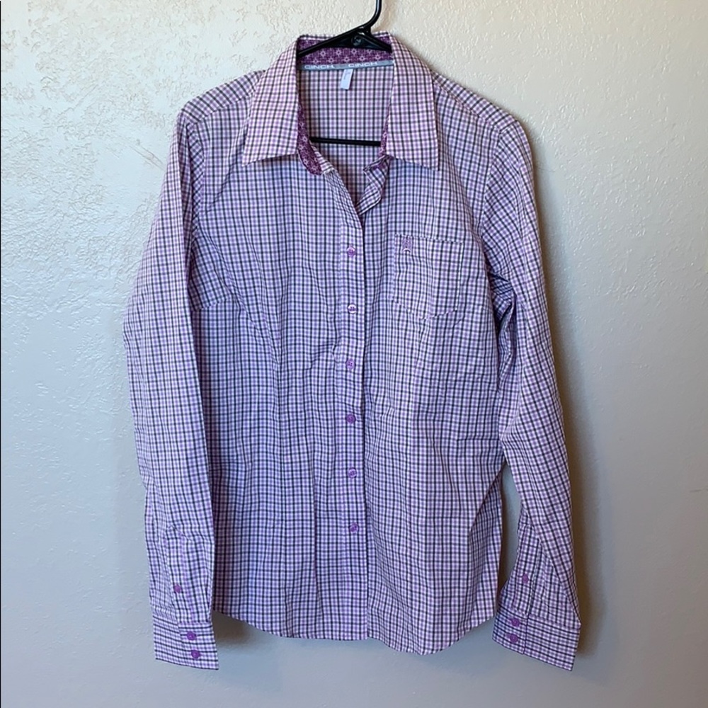NWOT Ladies Cinch Western Button Up XL